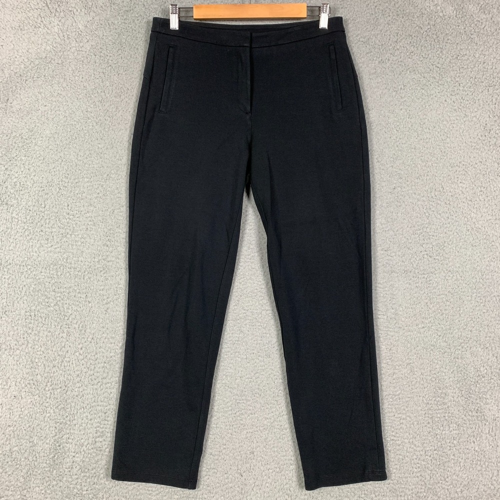 Lululemon On The Move Pant Women's 8‎ Black Stretch Ponte Ankle Workwear Commute
